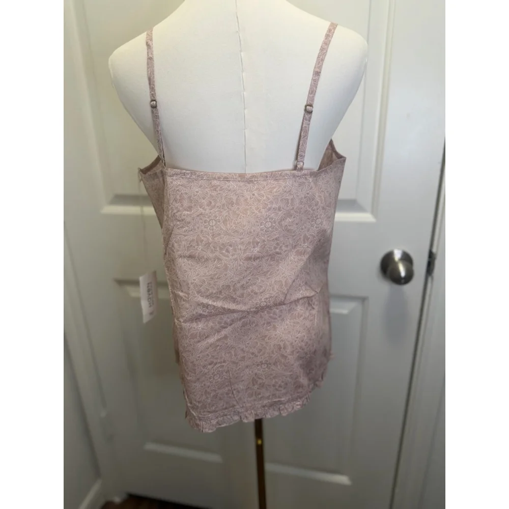Haven Well Within Floral Camisole Tank Top M NWT Organic Cotton Buttery Soft